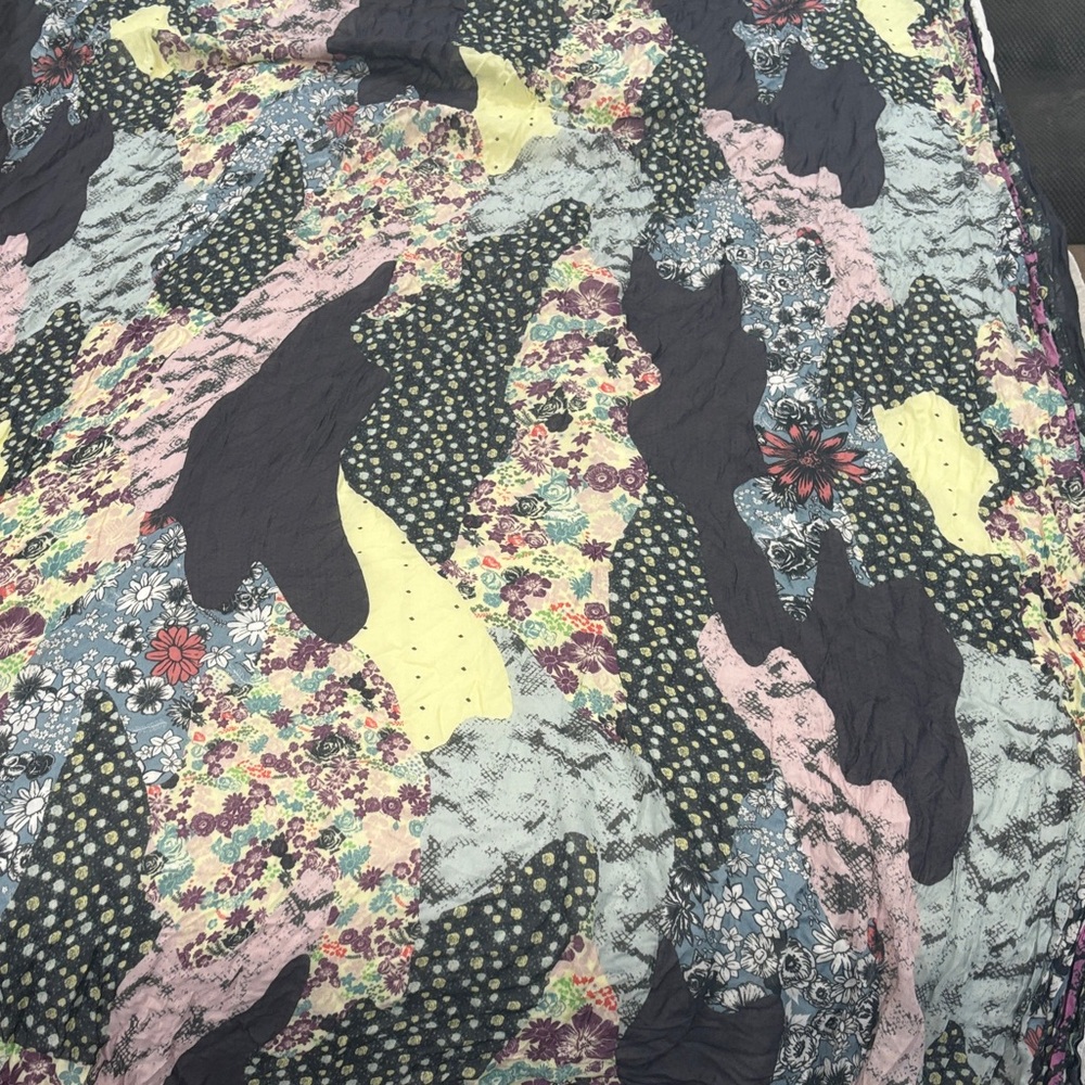 Zadig & Voltaire Multicolor Floral Quilt